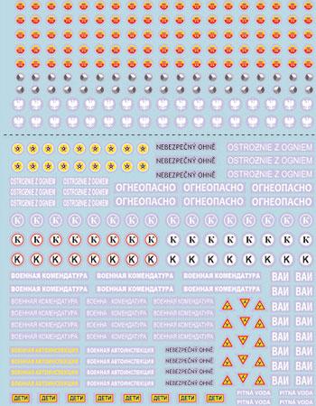 Decals for Soviet (USSR), Czech (CZ) and Polish (PL) Military vehicles<br /><a href='images/pictures/ETH_Arsenal/143500031.jpg' target='_blank'>Full size image</a>